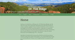 Desktop Screenshot of drtimridge.com